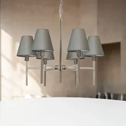 Elstead Eleganter Kronleuchter THOMASINA bis 1,3m Wohnzimmer< Hängelampen|Moderne Lampen