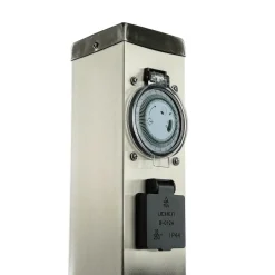 Easylight Energiesäule mit Timer 2-fach Garten Terrasse< Metall Lampen