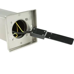 Easylight Energiesäule mit Timer 2-fach Garten Terrasse< Metall Lampen