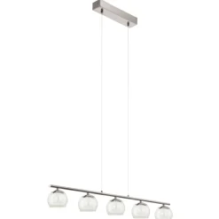 Eglo Esstisch LED Hängeleuchte Ascolese Amber 5-Flmg< Hängelampen|Led Lampen