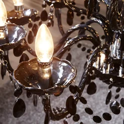 Invicta Interior Esszimmer Lampe Designerleuchte Klassisch E14 Schwarz< Hängelampen|Designerlampen