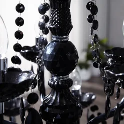 Invicta Interior Esszimmer Lampe Designerleuchte Klassisch E14 Schwarz< Hängelampen|Designerlampen