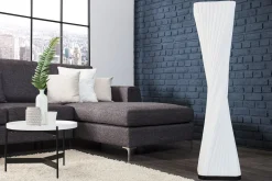 Retro Lampen|Stehlampen*Invicta Interior Extravagante Standleuchte Retro 120cm weiß