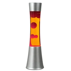 Retro Lampen|Lavalampen*Easylight Feurige Lavalampe Rot Orange SANDRO 39cm mit Schalter