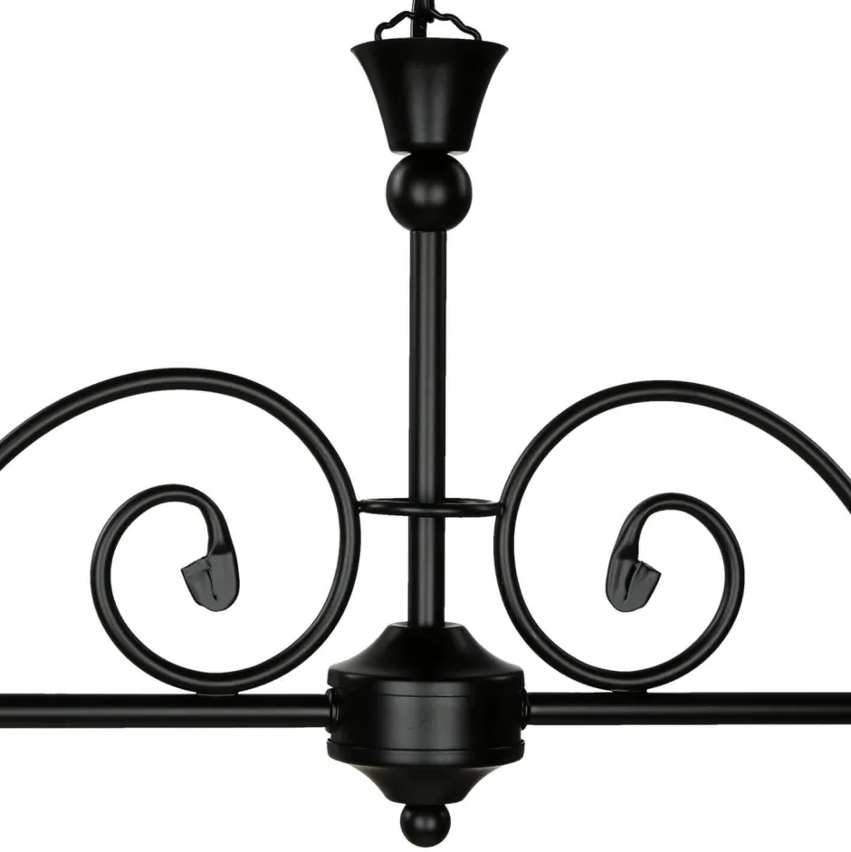 Glaslampen|Rustikale Lampen*Easylight 2-flammige Leuchte hängend DOROTHEA Landhausstil