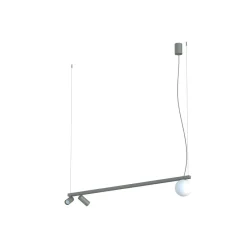 Nowodvorski Flexible Hängelampe Aluminium Glas 107 cm Umbra Grau< Hängelampen|Bürolampen