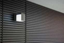 Eco-Light Flexible LED Wandlampe Anthrazit IP54 12 W Aluminium< Metall Lampen|Led Außenleuchten