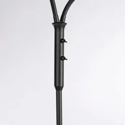 Just Light Flexible Stehleuchte Glas Metall 170 cm inkl E14 3000 K< Wohnzimmerlampen|Metall Lampen