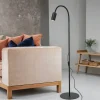 Moderne Lampen|Wohnzimmerlampen*Nowodvorski Flexible Stehleuchte Schwarz Metall 120cm Sofa
