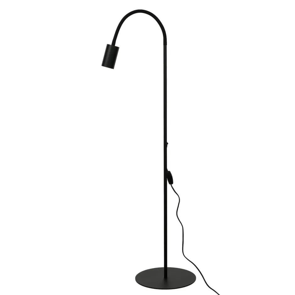 Moderne Lampen|Wohnzimmerlampen*Nowodvorski Flexible Stehleuchte Schwarz Metall 120cm Sofa