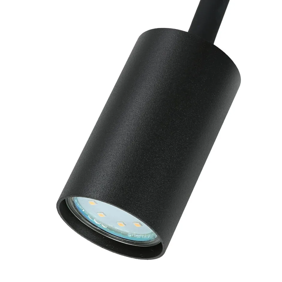 Moderne Lampen|Wohnzimmerlampen*Nowodvorski Flexible Stehleuchte Schwarz Metall 120cm Sofa