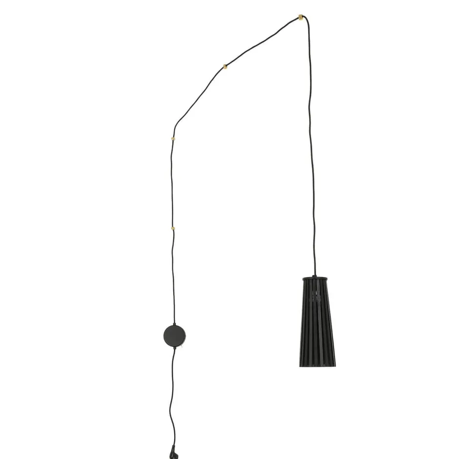 Wandleuchten*Nowodvorski Flexible Wandlampe mit Stecker & Schalter Schwarz