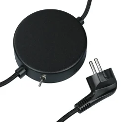 Wandleuchten*Nowodvorski Flexible Wandlampe mit Stecker & Schalter Schwarz