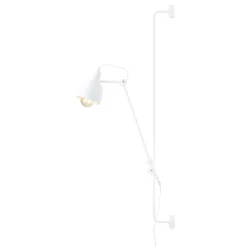 ALDEX Flexible Wandlampe Weiß Metall E27 Steckdosenanschluss< Wandleuchten|Flurlampen