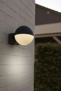 Metall Lampen|Kugellampen*Eco-Light Flexibler Außenspot Aluminium B:15 cm E27 IP54 blendarm