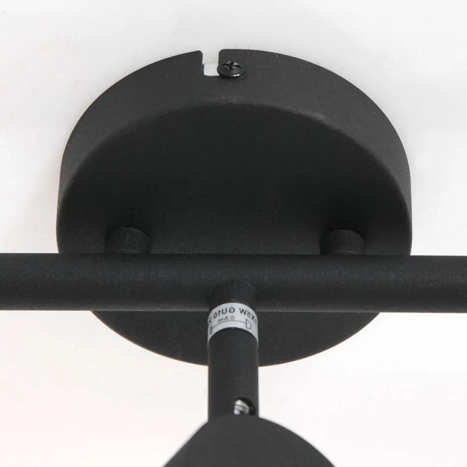 Deckenleuchten|Spots*Steinhauer Flexibler Deckenspot Schwarz inkl. GU10 3-flammig
