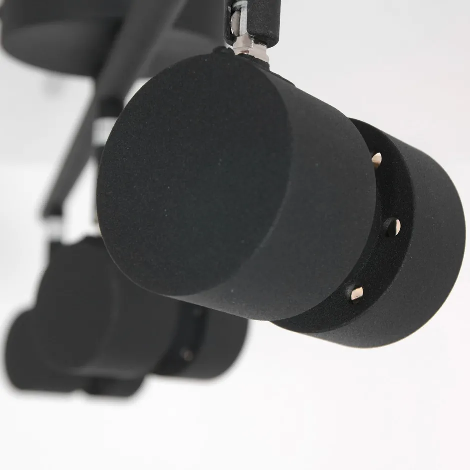 Deckenleuchten|Spots*Steinhauer Flexibler Deckenspot Schwarz inkl. GU10 3-flammig