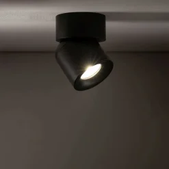 Nowodvorski Flexibler Deckenstrahler Schwarz GU10 B:9,4 cm klein< Flurlampen|Bürolampen