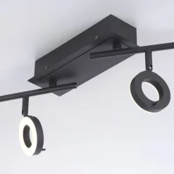 Paul Neuhaus Flexibler LED Deckenstrahler Anthrazit IP44 94 cm 26 W< Flurlampen|Bürolampen