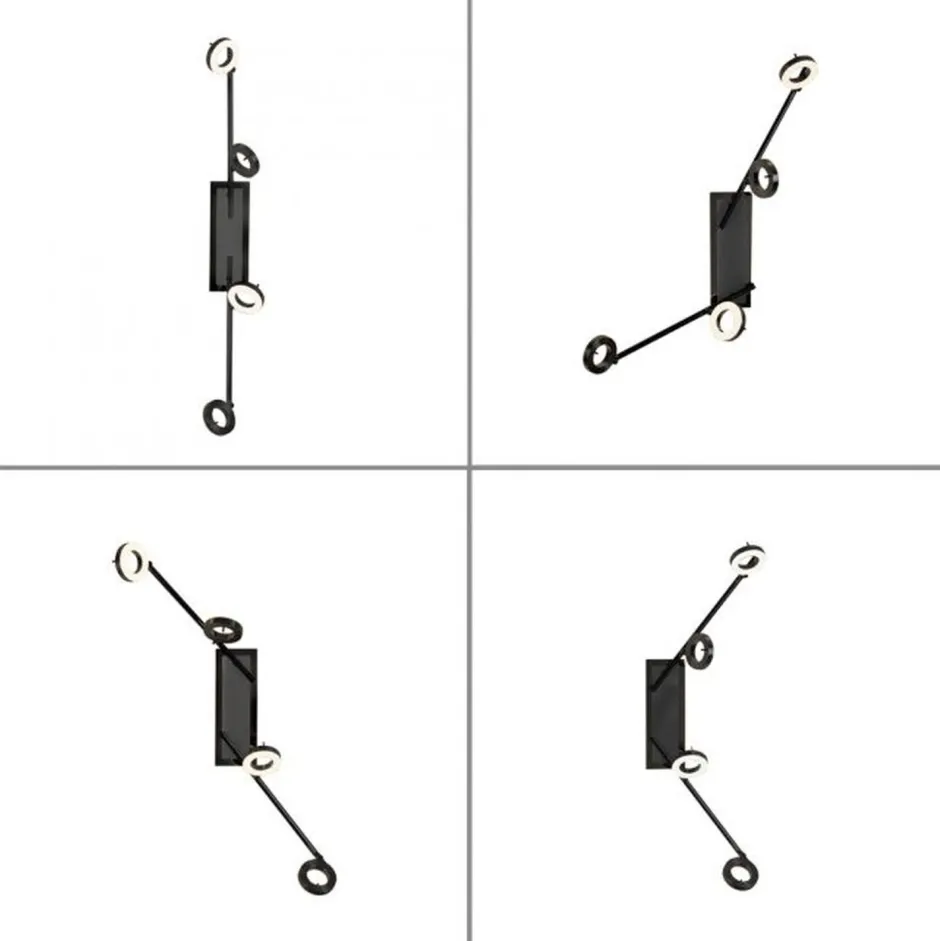 Paul Neuhaus Flexibler LED Deckenstrahler Anthrazit IP44 94 cm 26 W< Flurlampen|Bürolampen