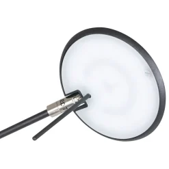 Led Lampen|Spots*Steinhauer Flexibler LED Wandstrahler Schwarz dimmbar