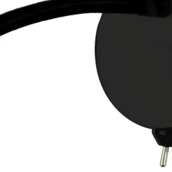 Bürolampen|Wohnzimmerlampen*Searchlight Flexibler LED Wandstrahler mit Schalter Metall warmweiß