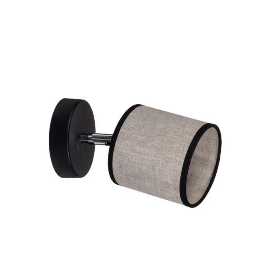 Belis Flexibler Wandstrahler blendarm Stoff E14 H:16 cm klein< Flurlampen|Bürolampen