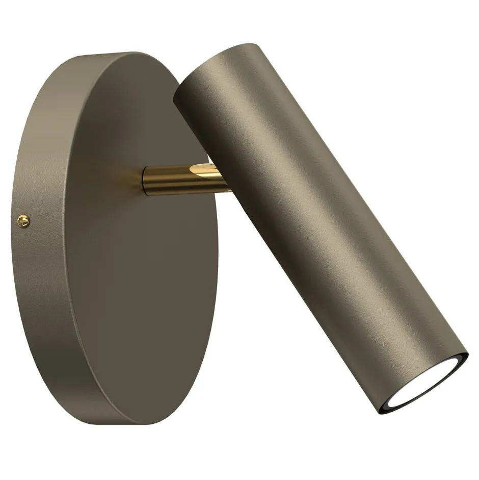 Wohnzimmerlampen|Metall Lampen*Luminex Flexibler Wandstrahler Metall GU10 H:19,5 cm elegant