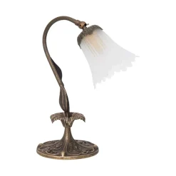 Tischlampen|Lampen Aus Aller Welt*Giovanni Battista Florale Nachttischleuchte Weiß