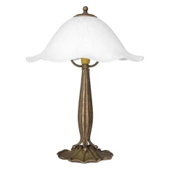 Tischlampen|Lampen Aus Aller Welt*Giovanni Battista Florale Tischleuchte Mughetto Weiß