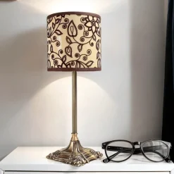 Schlafzimmer Lampen|Lampen Aus Aller Welt*Giovanni Battista Florale Tischleuchte Nachttischlampe Weiß