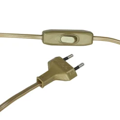 Glaslampen|Metall Lampen*Giovanni Battista Florale Tischleuchte Tischlampe E14