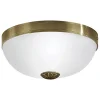 Deckenleuchten|Flurlampen*Eglo Formschöne Deckenleuchte Imperial Messing Ø31cm 2-Flmg