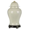 Tischlampen|Keramiklampen*Elstead Fuß für Tischleuchte Keramik Creme Klassisch 54 cm E27