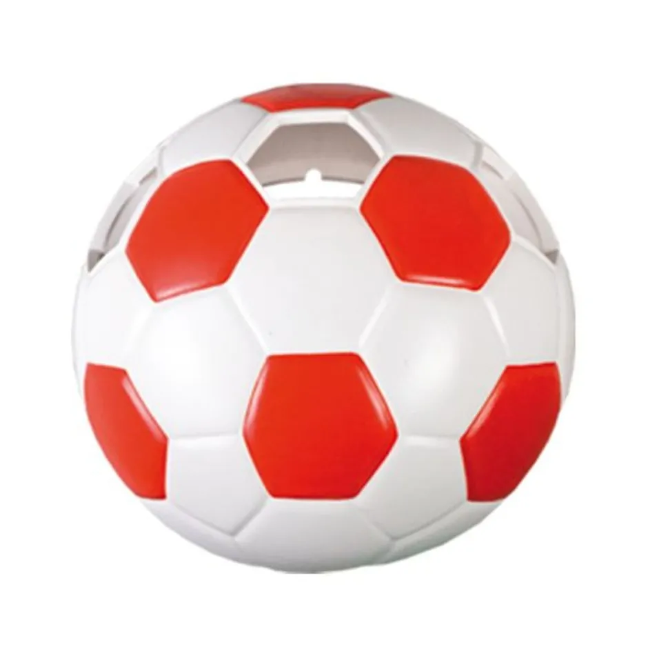 Lampex Fussball Wandleuchte fürs Kinderzimmer rot/weiß<Kinder Keramiklampen|Kinderzimmerlampen