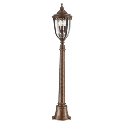 Rustikale Lampen|Vintage Lampen*Elstead Gartenbeleuchtung in Bronze H:118cm Rustikal EDMUND