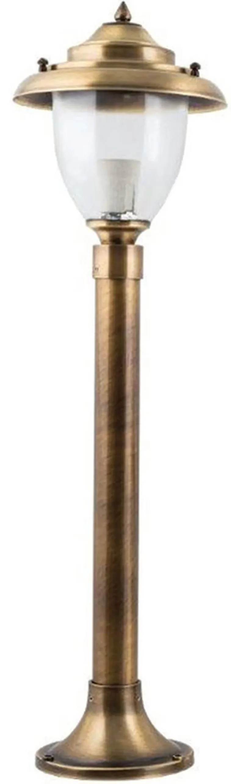 Rustikale Lampen|Messinglampen*Lido Gartenlampe GREVENA Messing H:65cm Maritim elegant