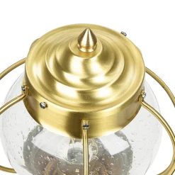 Rustikale Lampen|Metall Lampen*Lido Gartenlampe Messing H:65cm Maritim wetterfest