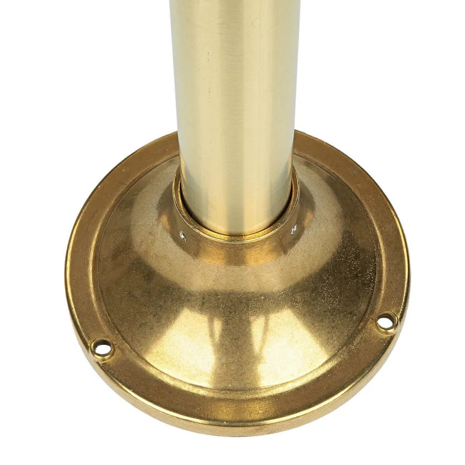 Rustikale Lampen|Metall Lampen*Lido Gartenlampe Messing H:65cm Maritim wetterfest