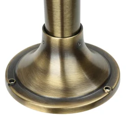 Lido Gartenleuchte Messing 62cm hoch rostfrei SANTORIN< Metall Lampen|Messinglampen