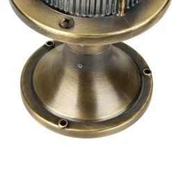 Lido Gartenleuchte Messing 28cm hoch rostfrei SANTORIN< Rustikale Lampen|Messinglampen