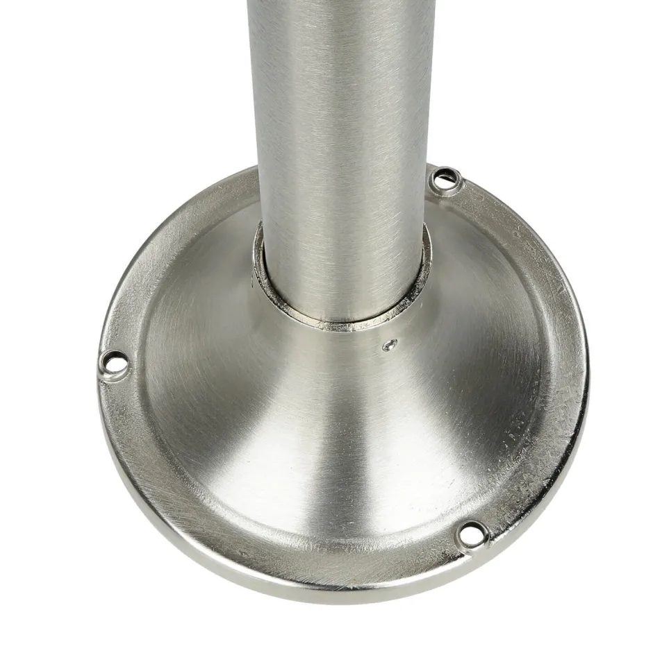 Rustikale Lampen|Metall Lampen*Lido Gartenleuchte Messing H:62cm in Nickel Weg Terrasse