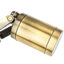 Lido Gartenstrahler mit Erdspieß Messing massiv GU10 IP64< Moderne Lampen|Metall Lampen