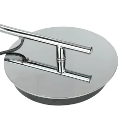 Glaslampen|Designerlampen*Invicta Interior Gebogene Tischleuchte Bauhaus rund 45cm