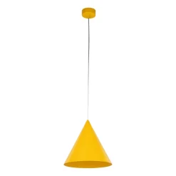 TK Lighting Gelbe Hängelampe Metall E27 Ø 25 cm H: max. 160 cm verstellbar< Hängelampen|Esszimmer Lampen