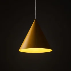 TK Lighting Gelbe Hängelampe Metall E27 Ø 25 cm H: max. 160 cm verstellbar< Hängelampen|Esszimmer Lampen