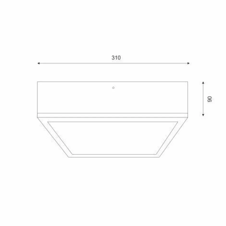 Lamkur Gemütliche Deckenlampe Pinie Glas B:31 cm E27 2-flammig< Wohnzimmerlampen|Glaslampen