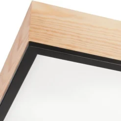 Lamkur Gemütliche Deckenleuchte Pinie Glas B:48 cm E27 4-flmg< Wohnzimmerlampen|Glaslampen