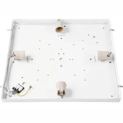 Lamkur Gemütliche Deckenleuchte Pinie Glas B:48 cm E27 4-flmg< Wohnzimmerlampen|Glaslampen