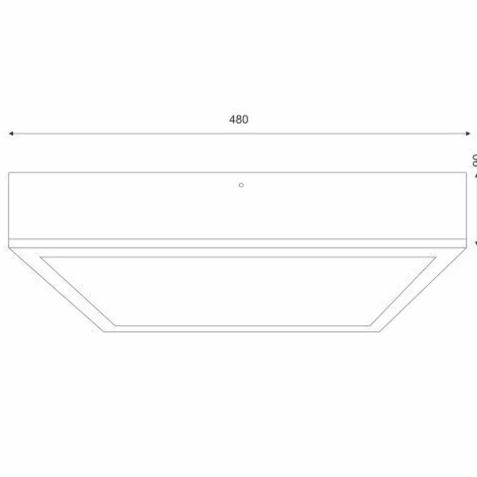 Lamkur Gemütliche Deckenleuchte Pinie Glas B:48 cm E27 4-flmg< Wohnzimmerlampen|Glaslampen